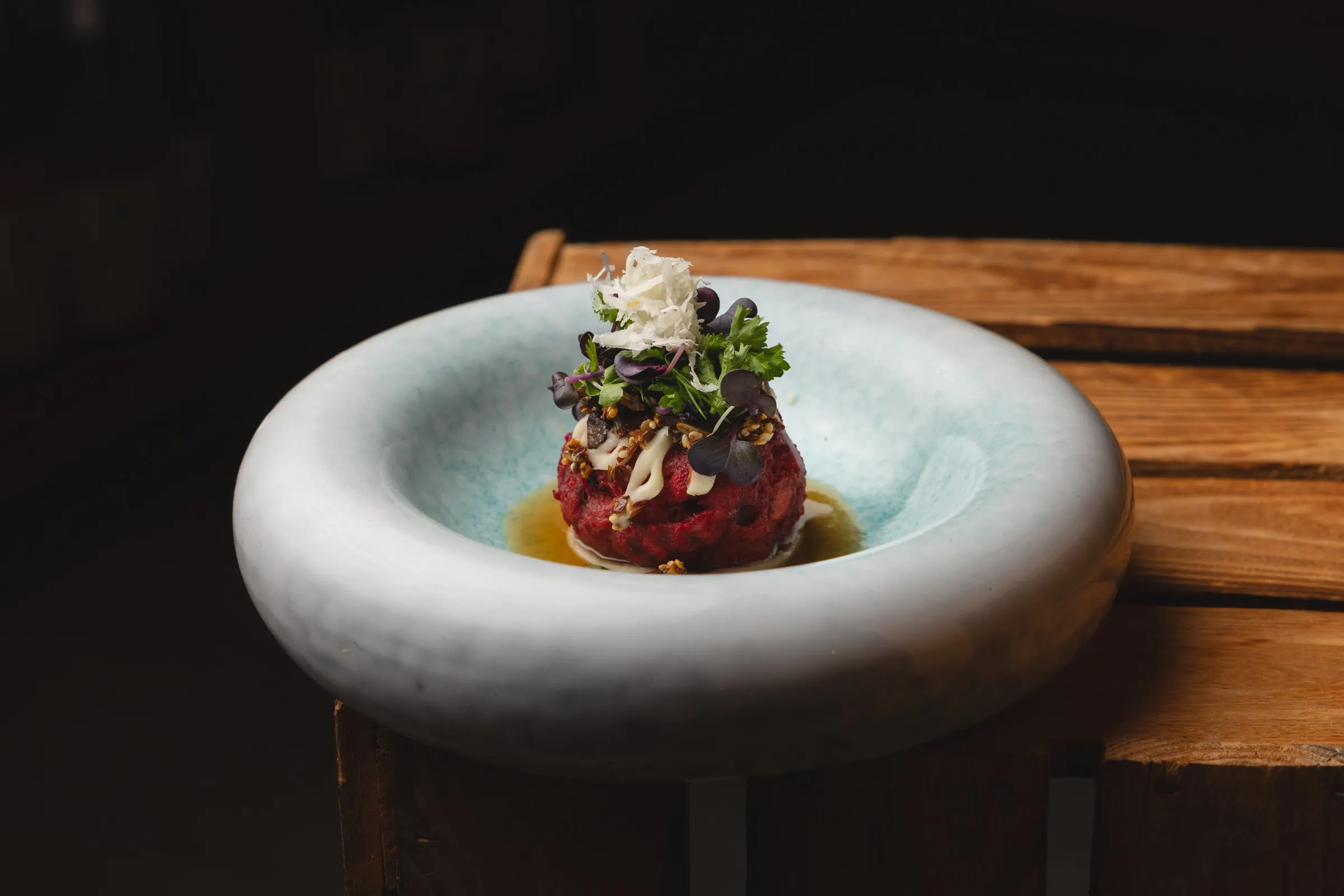 JRE-Line-up im Rubens: Fünf Köche am Pass, ein Sommelier und ein Dessert-Standl