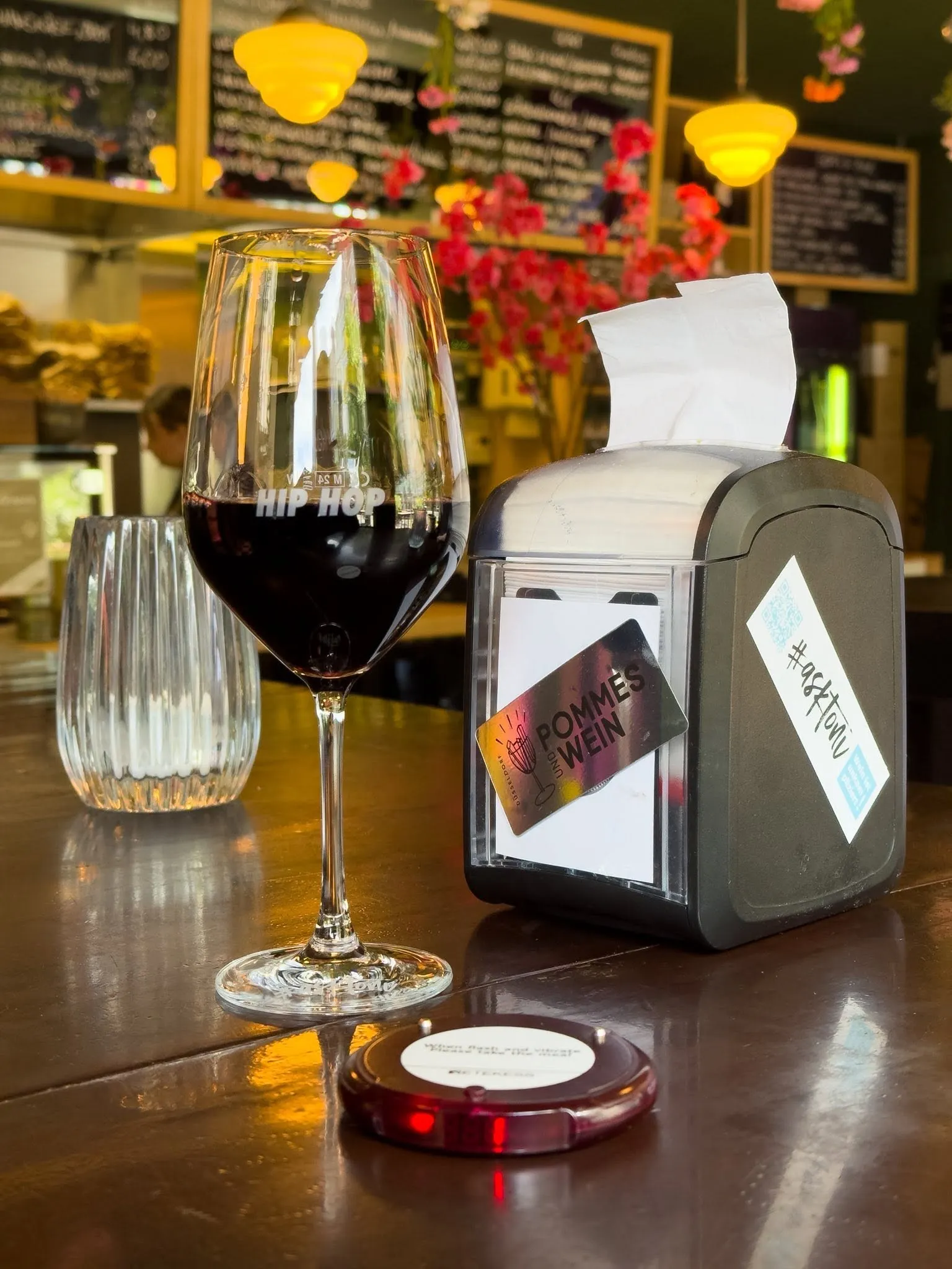 Ein Glas Rotwein